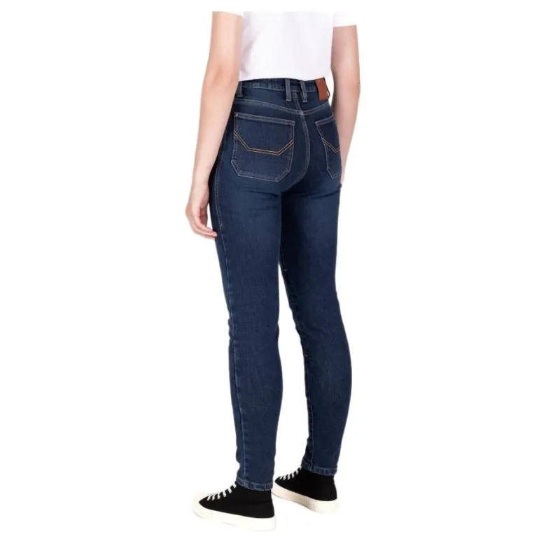 Jeansy motocyklowe damskie KNOX COLTON LADY STONE WASH INDIGO granatowy