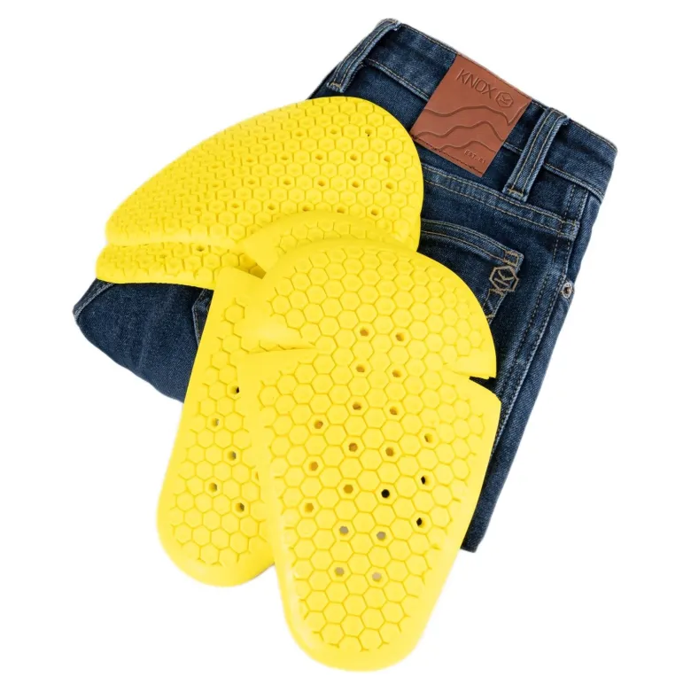 Jeansy motocyklowe damskie KNOX COLTON LADY STONE WASH INDIGO granatowy