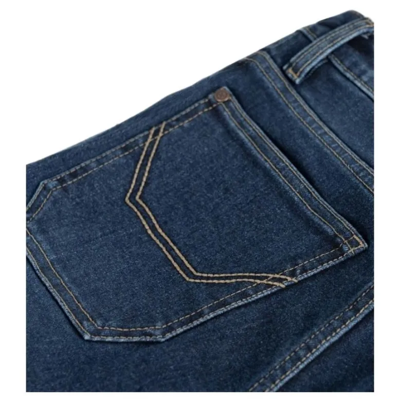 Jeansy motocyklowe damskie KNOX COLTON LADY STONE WASH INDIGO granatowy