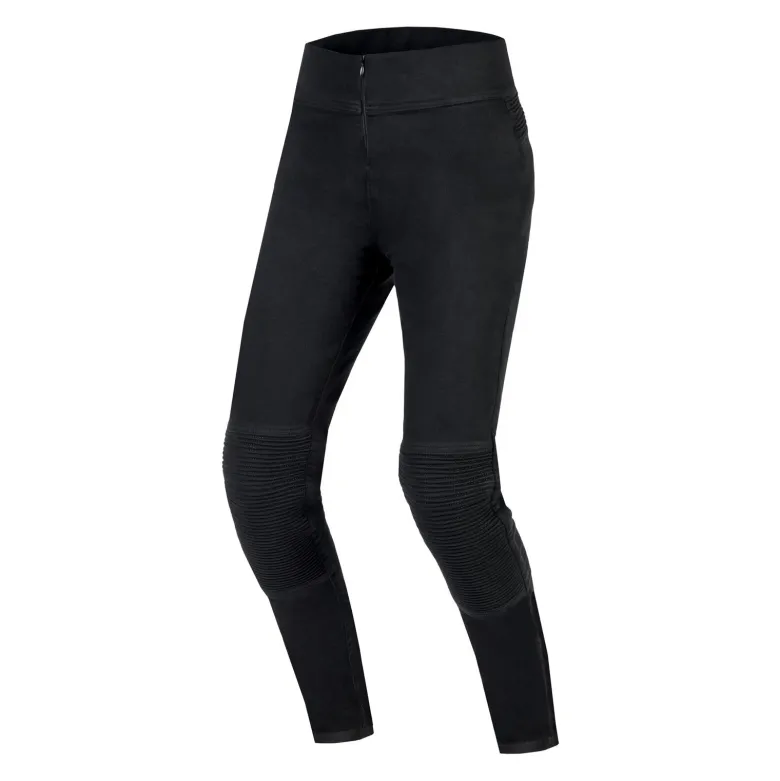 Jeansy motocyklowe damskie OZONE CHICA LADY BLACK czarny