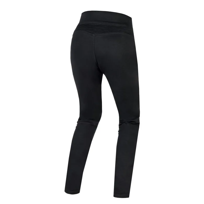 Jeansy motocyklowe damskie OZONE CHICA LADY BLACK czarny
