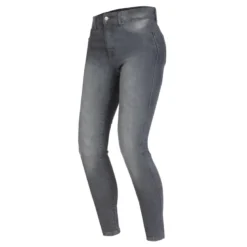 Jeansy motocyklowe damskie OZONE STRIKER LADY SLIM FIT WASHED GREY szary
