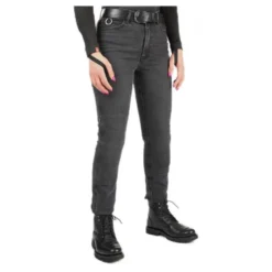 Jeansy motocyklowe damskie PANDO MOTO KAYA SLIM GREY szary