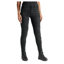 Jeansy motocyklowe damskie PANDO MOTO KUSARI COR BLACK czarny