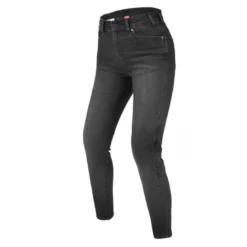Jeansy motocyklowe damskie REBELHORN CLASSIC III LADY SKINNY FIT WASHED BLACK czarny