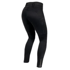 Jeansy motocyklowe damskie REBELHORN ASH LADY BLACK czarny