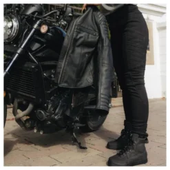 Jeansy motocyklowe damskie REBELHORN ASH LADY BLACK czarny