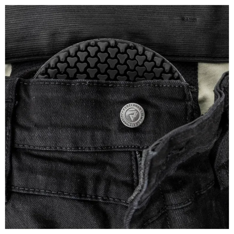 Jeansy motocyklowe damskie REBELHORN ASH LADY BLACK czarny