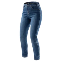 Jeansy motocyklowe damskie REBELHORN CLASSIC MONOLAYER LADY WASHED BLUE niebieski