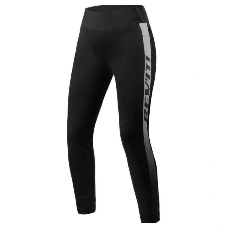 Jeansy motocyklowe damskie REVIT TALIA LADY LONG BLACK/WHITE czarny biały