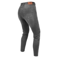 Jeansy motocyklowe damskie REBELHORN CLASSIC III LADY SKINNY FIT WASHED GREY szary