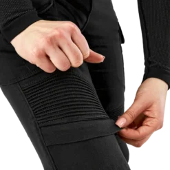 Jeansy motocyklowe damskie SHIMA GIRO 3.0 LADY BLACK czarny