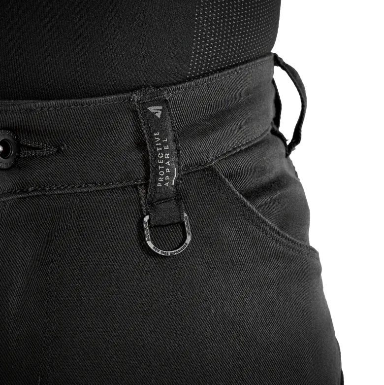 Jeansy motocyklowe damskie SHIMA GIRO 3.0 LADY BLACK czarny
