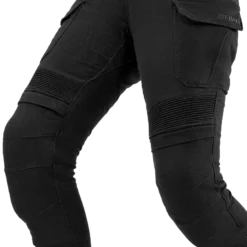 Jeansy motocyklowe damskie SHIMA GIRO 3.0 LADY BLACK czarny