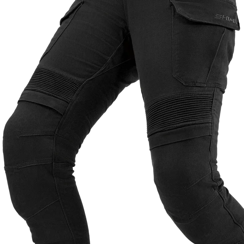 Jeansy motocyklowe damskie SHIMA GIRO 3.0 LADY BLACK czarny