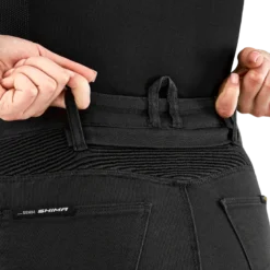 Jeansy motocyklowe damskie SHIMA GIRO 3.0 LADY BLACK czarny