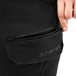 Jeansy motocyklowe damskie SHIMA GIRO 3.0 LADY BLACK czarny