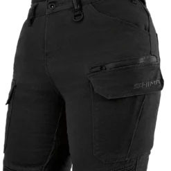 Jeansy motocyklowe damskie SHIMA GIRO 3.0 LADY BLACK czarny