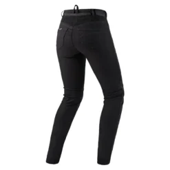 Jeansy motocyklowe damskie SHIMA FLEXX LADY BLACK czarny