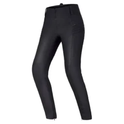 Jeansy motocyklowe damskie SHIMA NOX 2.0 WAX czarny