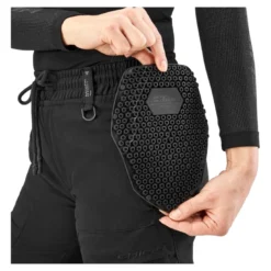 Jeansy motocyklowe damskie SHIMA JOGGSY LADY BLACK czarny