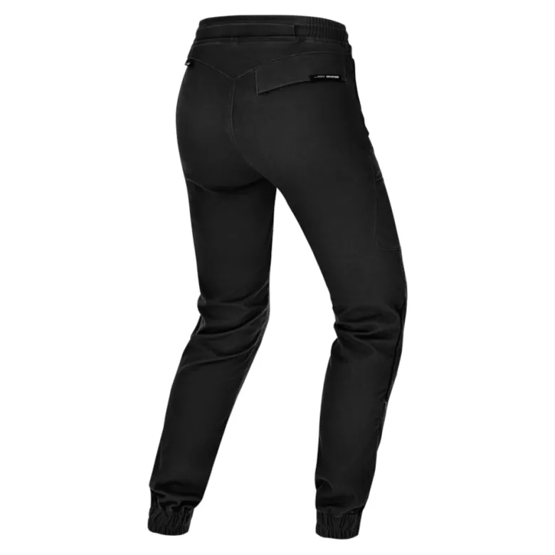 Jeansy motocyklowe damskie SHIMA JOGGSY LADY BLACK czarny
