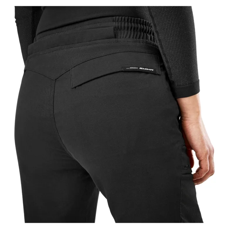 Jeansy motocyklowe damskie SHIMA JOGGSY LADY BLACK czarny