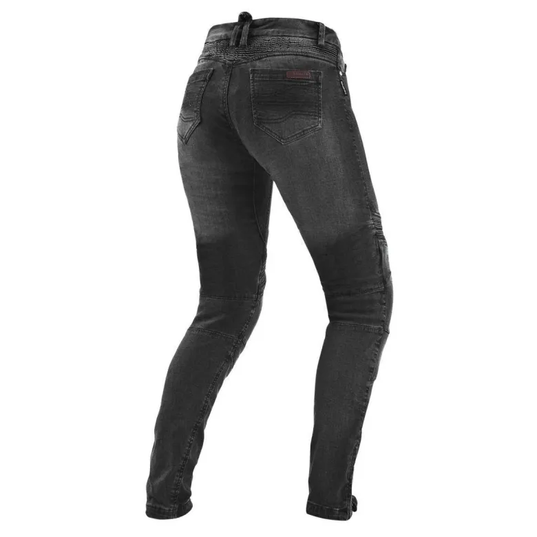 Jeansy motocyklowe damskie SHIMA JESS BLACK czarny