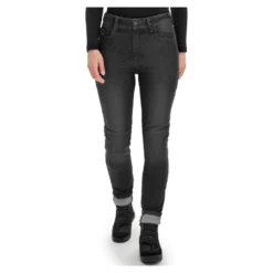 Jeansy motocyklowe damskie SHIMA RIDGE LADY BLACK czarny