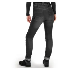 Jeansy motocyklowe damskie SHIMA RIDGE LADY BLACK czarny