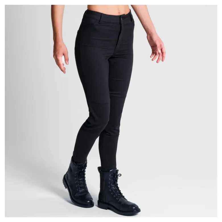 Jeansy motocyklowe damskie SPIDI MOTO LEGGINGS PRO 2 BLACK czarny