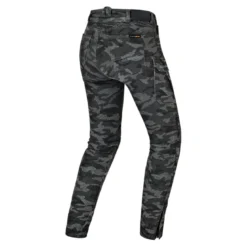 Jeansy motocyklowe damskie SHIMA GIRO 3.0 LADY CAMO szary czarny