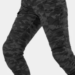 Jeansy motocyklowe damskie SHIMA GIRO 3.0 LADY CAMO szary czarny