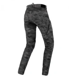 Jeansy motocyklowe damskie SHIMA GIRO 2.0 LADY CAMO szary czarny