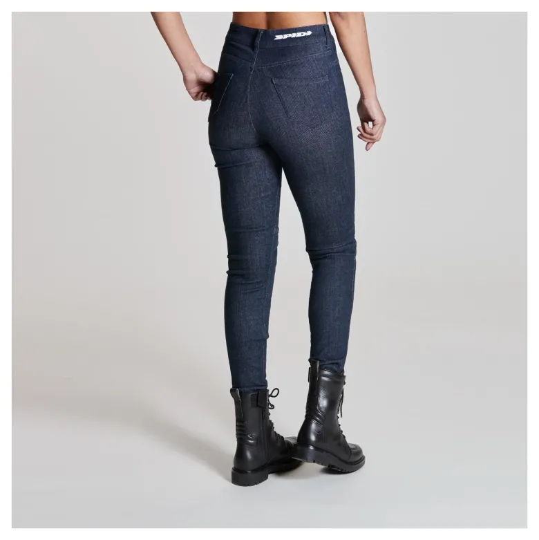 Jeansy motocyklowe damskie SPIDI MOTO JEGGINGS BLUE DENIM niebieski