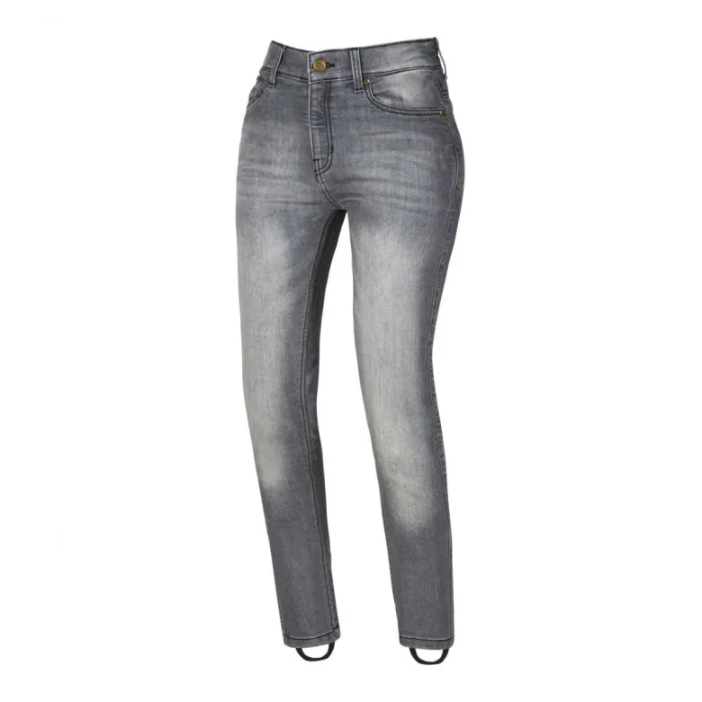 Jeansy motocyklowe damskie SECA TRINITY CORDURA GREY szary