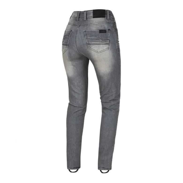 Jeansy motocyklowe damskie SECA TRINITY CORDURA GREY szary