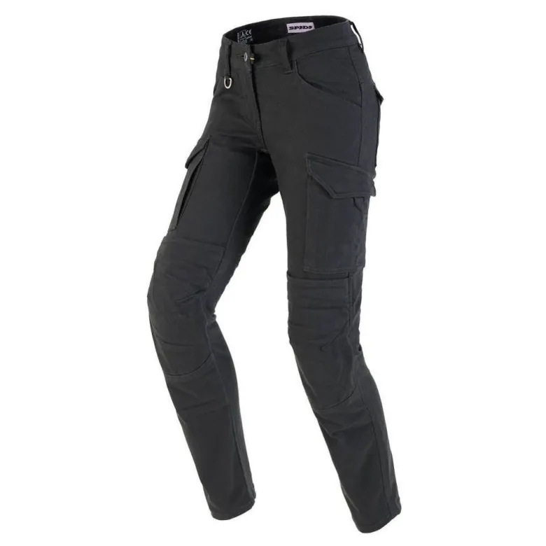Jeansy motocyklowe damskie SPIDI PATHFINDER LADY ANTHRACITE czarny