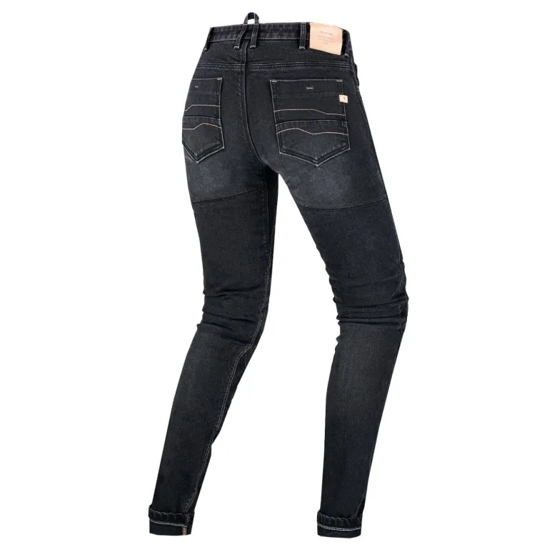 Jeansy motocyklowe damskie SHIMA DEVON LADY BLACK czarny
