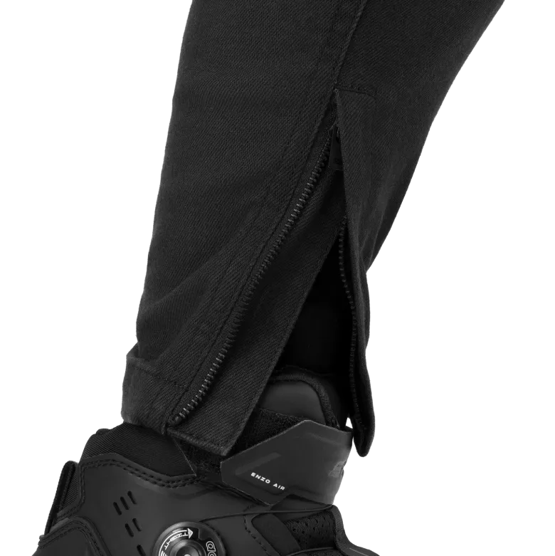 Jeansy motocyklowe damskie SHIMA RECON LADY BLACK czarny