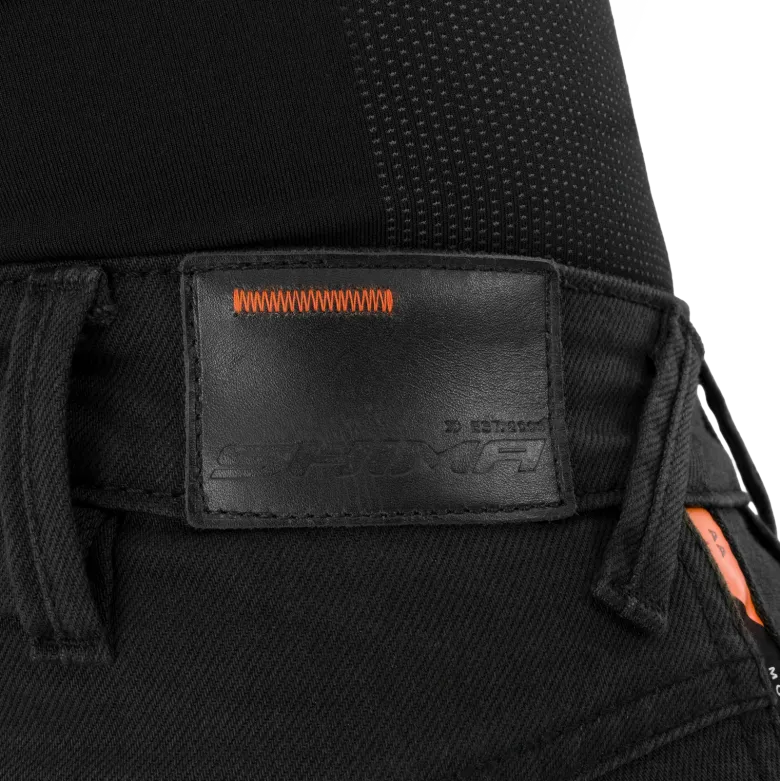 Jeansy motocyklowe damskie SHIMA RECON LADY BLACK czarny