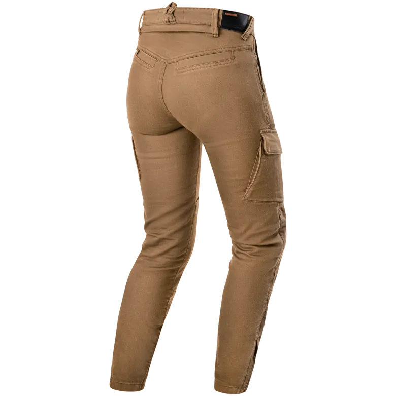 Jeansy motocyklowe damskie SHIMA RECON LADY SAND beżowy