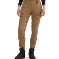 Jeansy motocyklowe damskie SHIMA RECON LADY SAND beżowy
