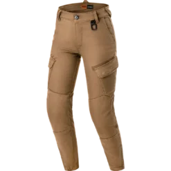 Jeansy motocyklowe damskie SHIMA RECON LADY SAND beżowy
