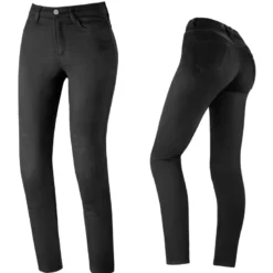 Jeansy motocyklowe damskie SECA ANGEL BLACK czarny