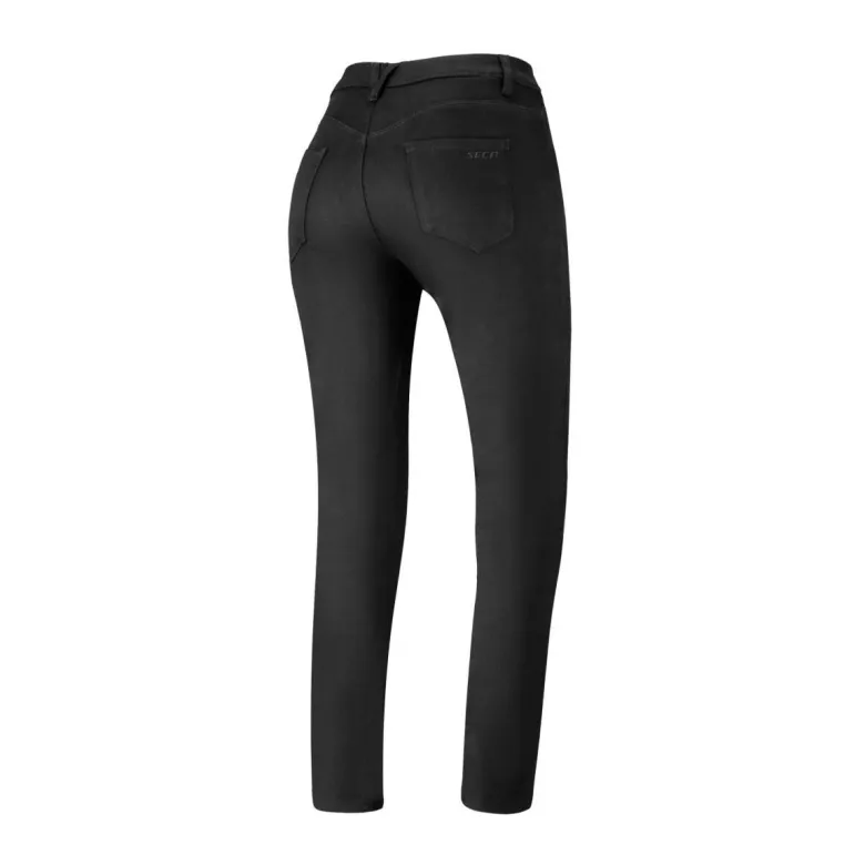 Jeansy motocyklowe damskie SECA ANGEL BLACK czarny