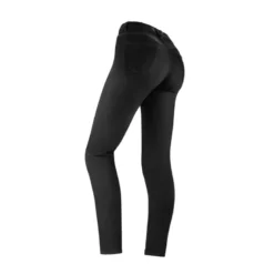 Jeansy motocyklowe damskie SECA ANGEL BLACK czarny