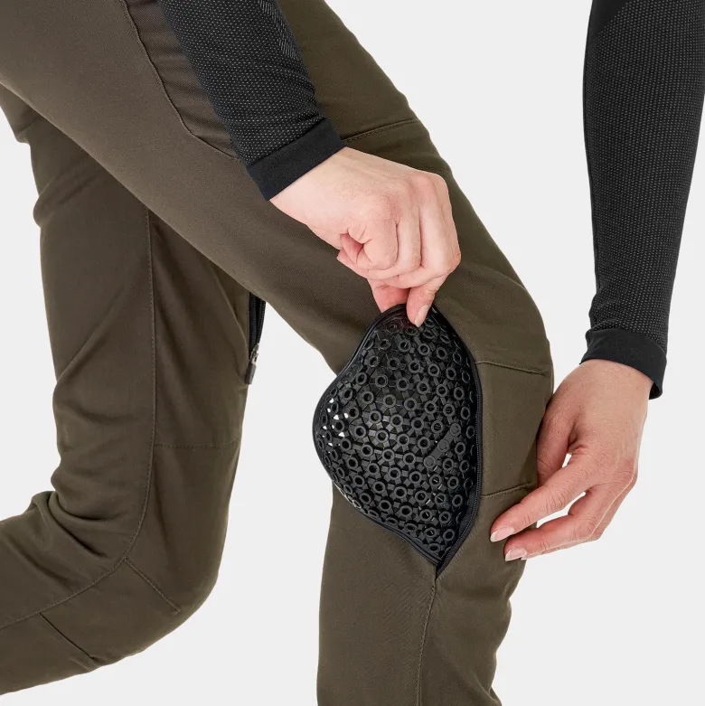 Jeansy motocyklowe damskie SHIMA JOGGSY LADY KHAKI zielony