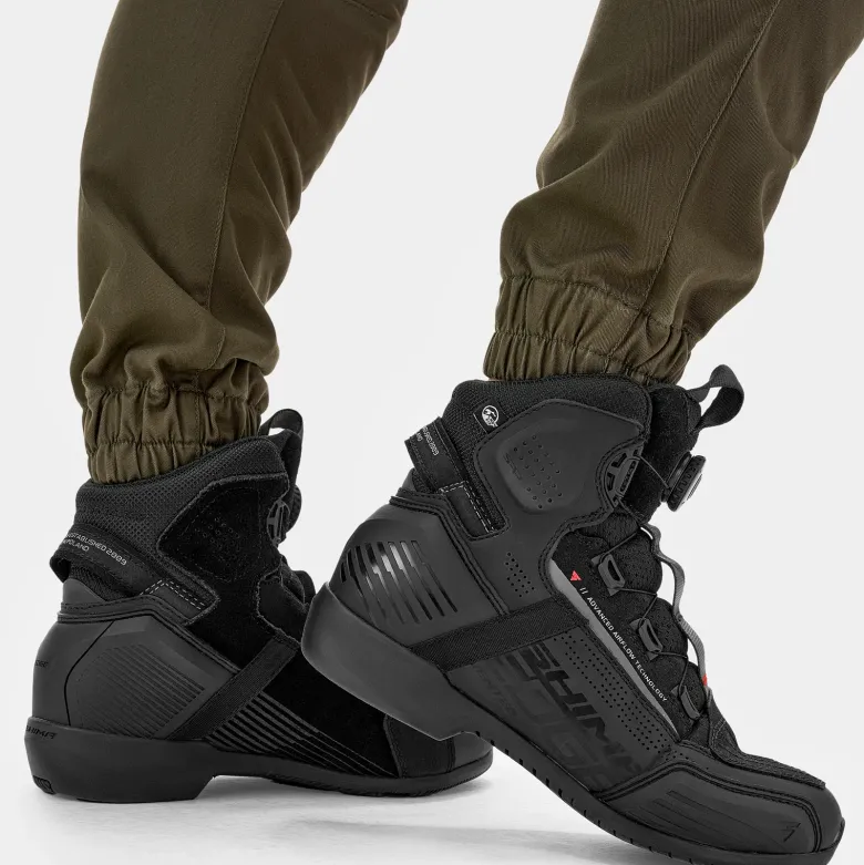 Jeansy motocyklowe damskie SHIMA JOGGSY LADY KHAKI zielony