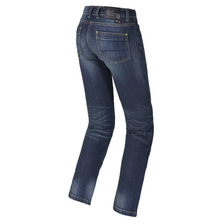 Jeansy motocyklowe damskie SPIDI J-TRACKER LADY DARK BLUE granatowy niebieski